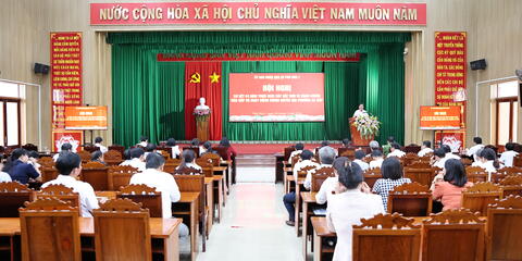 Phú Hòa 1 sơ kết 01 năm thực hiện sắp xếp đơn vị hành chính các cấp và hoạt động chính quyền địa phương 02 cấp