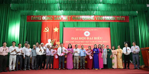 Đại hội đại biểu Hội Chữ thập đỏ xã Phú Hòa 1 lần thứ I, nhiệm kỳ 2026-2031