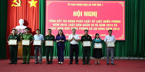 Tổng kết thực hiện Luật Quốc phòng năm 2018, Luật Dân quân tự vệ năm 2019, Luật Giáo dục quốc phòng và an ninh năm 2013