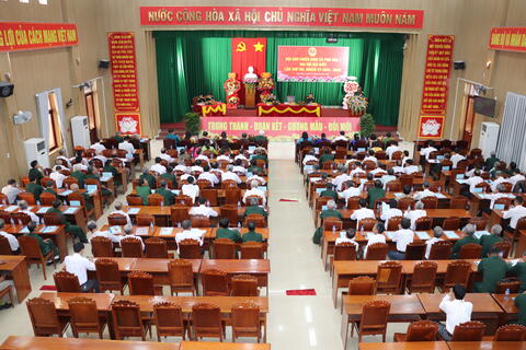 Đại hội đại biểu Hội Cựu chiến binh xã Phú Hòa 1 lần thứ VIII, nhiệm kỳ 2025-2030