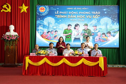 Phát động phong trào “Bình dân học vụ số” năm 2026
