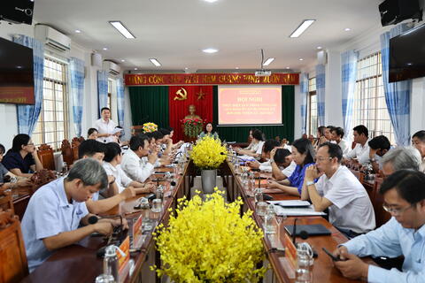 Hội nghị cán bộ chủ chốt thực hiện quy trình công tác quy hoạch cán bộ nhiệm kỳ 2025-2030, 2026-2031