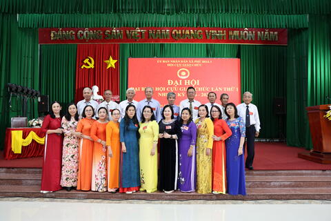 Đại hội đại biểu Hội Cựu giáo chức xã Phú Hòa 1 lần thứ I, nhiệm kỳ 2026-2031