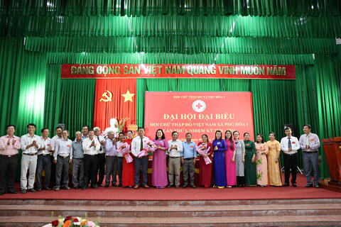 Đại hội đại biểu Hội Chữ thập đỏ xã Phú Hòa 1 lần thứ I, nhiệm kỳ 2026-2031