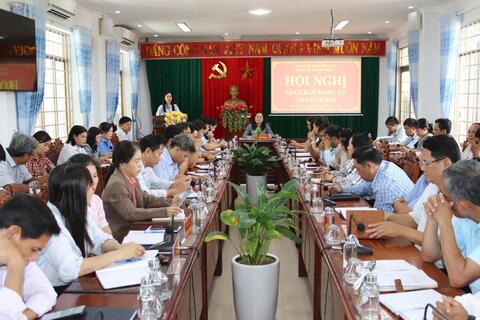 Hội nghị giao ban Đảng ủy tháng 8/2025