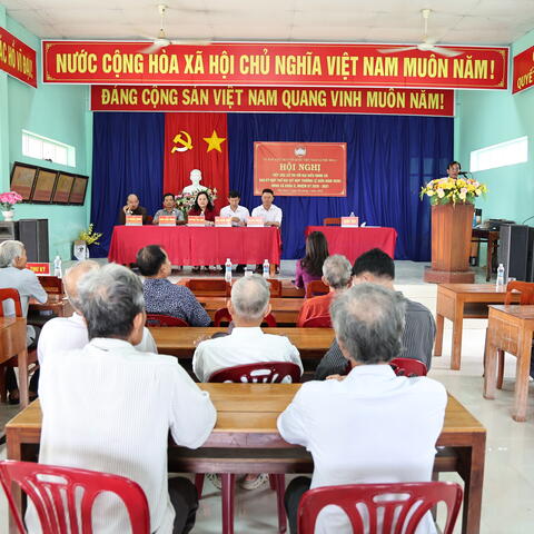 Tổ đại biểu số 5 HĐND xã Phú Hòa 1 tiếp xúc cử tri sau kỳ họp thường lệ giữa năm 2026