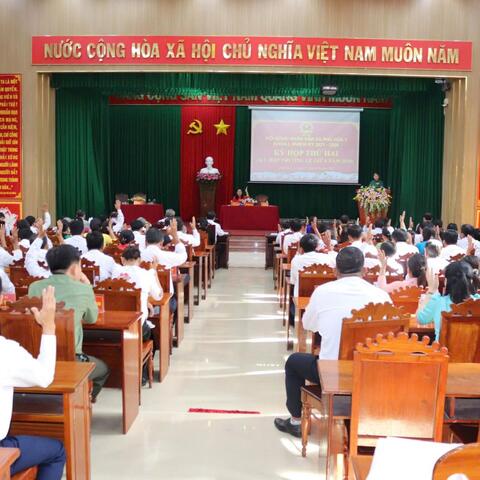 Kỳ họp thứ hai (kỳ họp thường lệ giữa năm 2025) HĐND xã Phú Hòa 1
